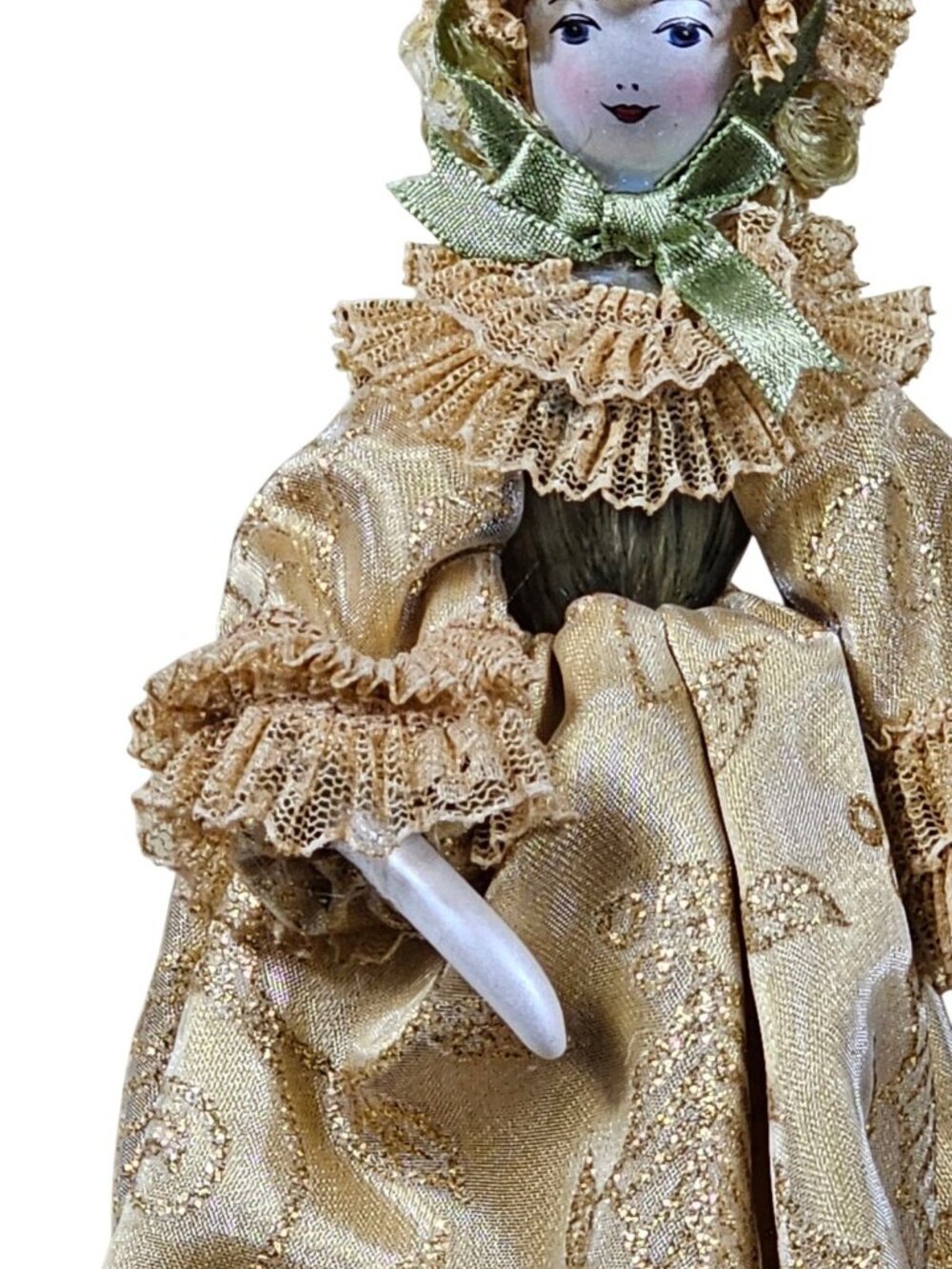 Kurt S. Adler The Mystique Collection Glass Ornament 8" Lady Victorian Dress VTG - Picture 4 of 9